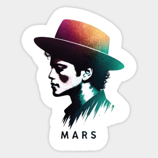 Bruno Mars Tribute - Bruno Michael Jackson Prince Kendrick Lamar Sza Ed Sheeran Music Lauryn Hill Anderson Paak Sticker